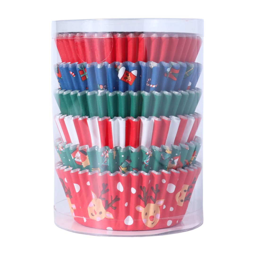 PME Foil Santa Mix Cupcake Cases 100pk
