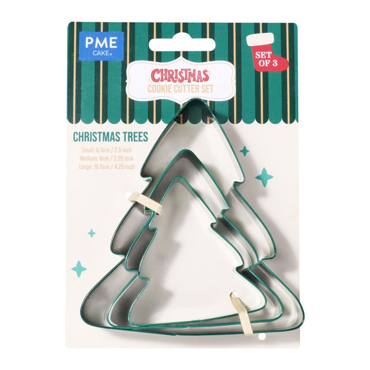 PME Christmas Tree Cookie Cutters 3pc