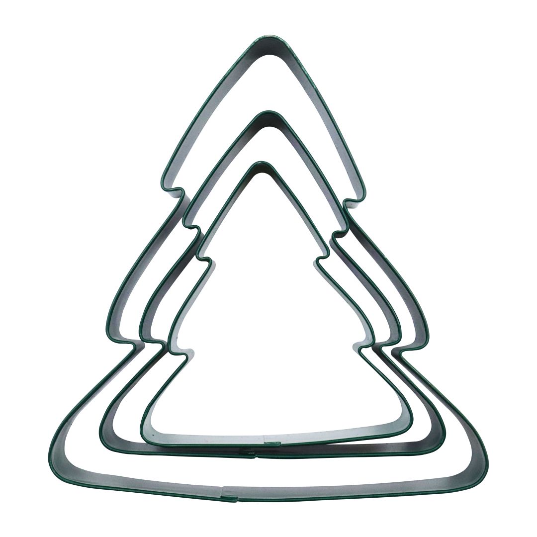 PME Christmas Tree Cookie Cutters 3pc