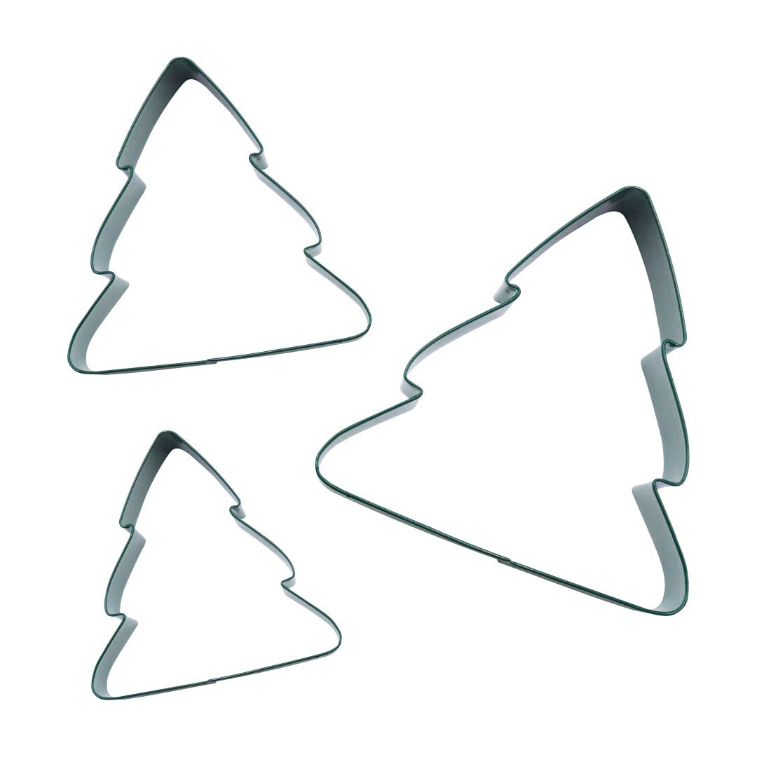 PME Christmas Tree Cookie Cutters 3pc