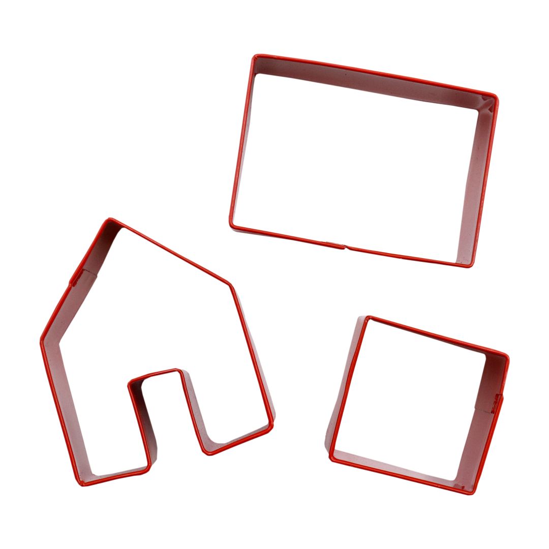 PME Mini Gingerbread House Mug Hugger Set 3pc