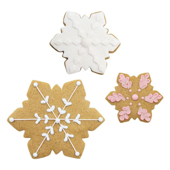 PME Snowflake Cookie Cutters 3pc