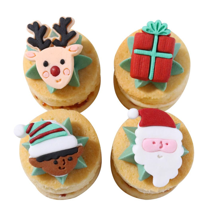 PME Santa's Coming to Town Edible Sugar Decorations 12pc