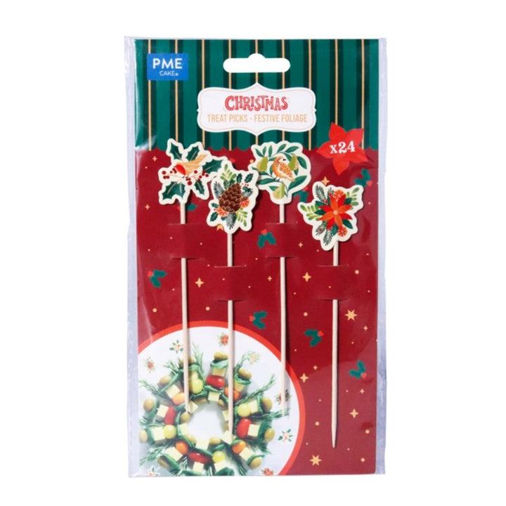 PME Festive Foliage Appetizer Picks 24pk