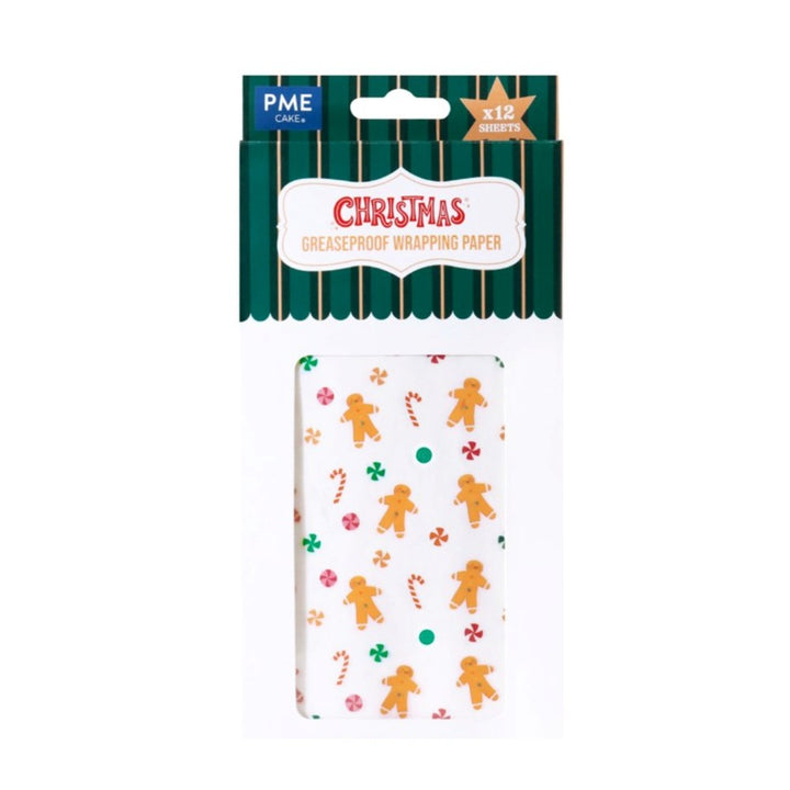 PME Gingerbread Parchment Paper (12 sheets)