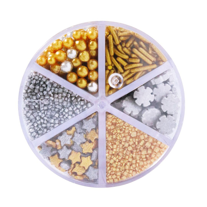 PME 6-in-1 Holiday Sparkle Sprinkle Set 196g