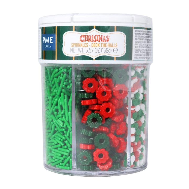 PME 6-in-1 Deck the Halls Sprinkles 158g