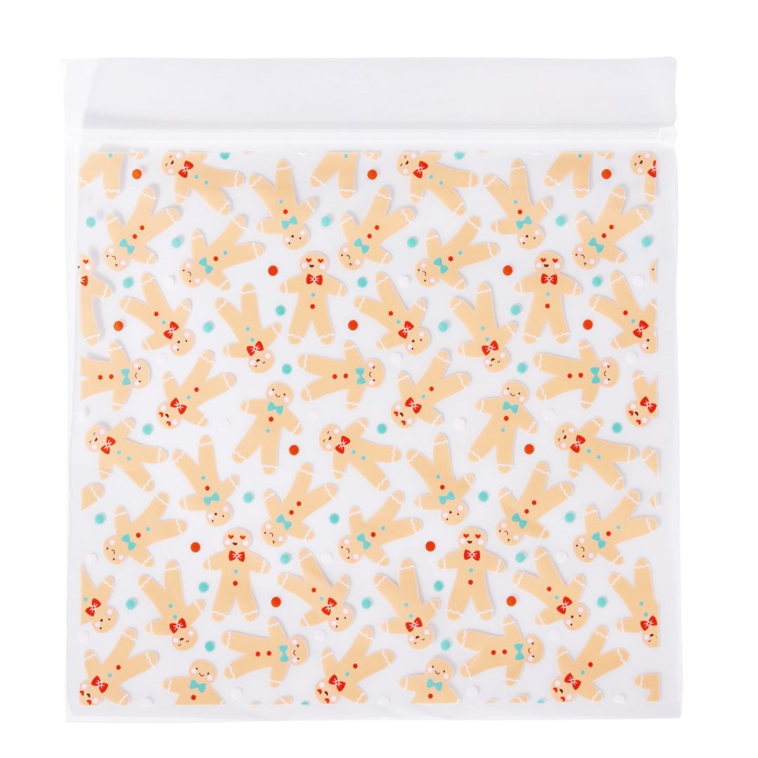 PME Resealable Gingerbread Treat Bags 20pk