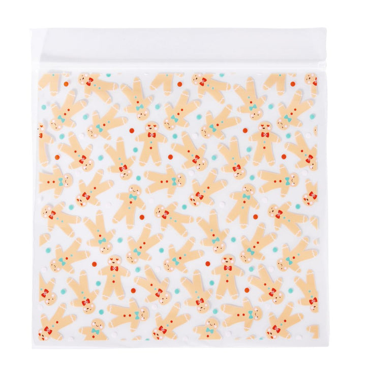PME Resealable Gingerbread Treat Bags 20pk