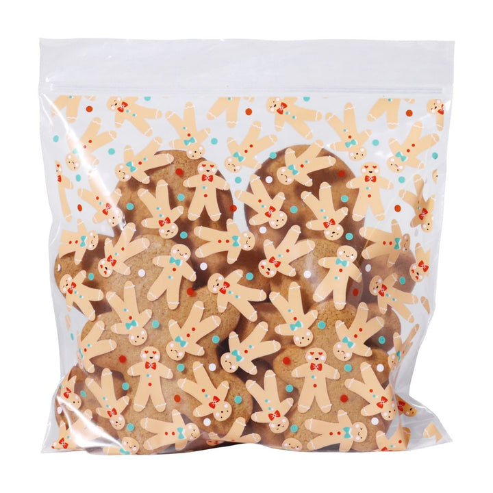 PME Resealable Gingerbread Treat Bags 20pk