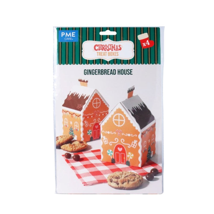 PME Gingerbread House Treat Boxes 4pk