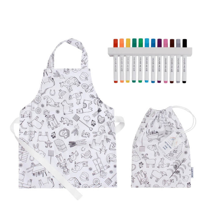 Colour Me Kids On the Farm Child's Apron Kit
