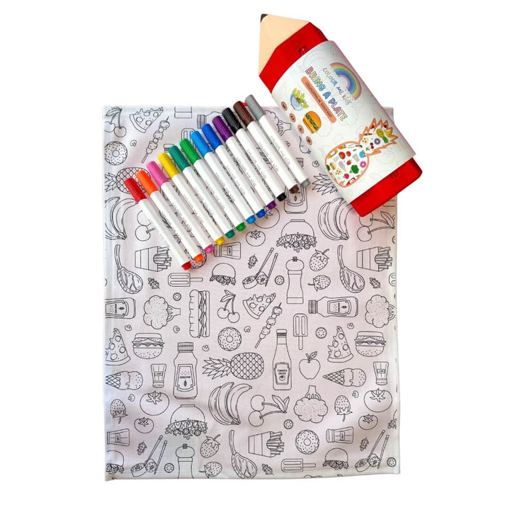 Colour Me Kids Bring a Plate Solo Mat Kit