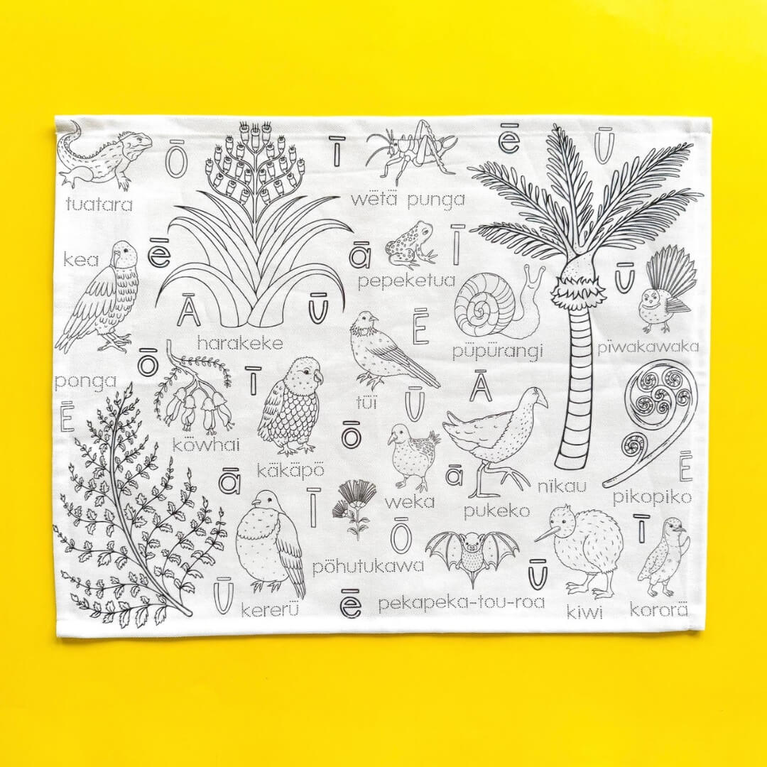 Colour Me Kids Hoa o te Ngahere Solo Mat Kit