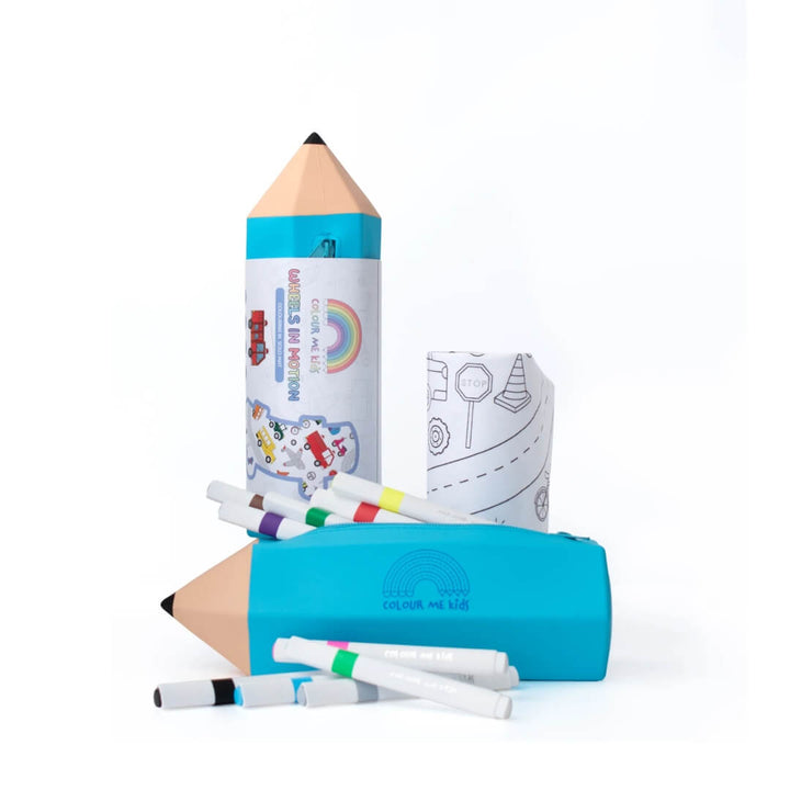 Colour Me Kids Wheels in Motion Solo Mat Kit