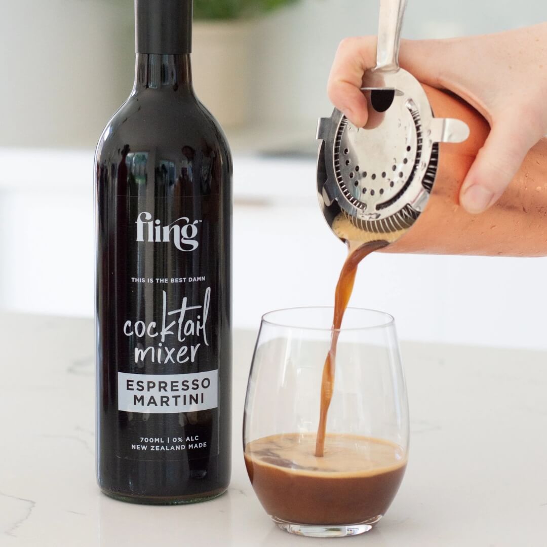 Fling Espresso Martini Cocktail Mixer 750ml