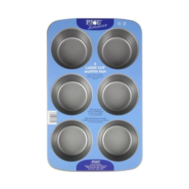 PME Large Muffin Pan Non Stick 6 Cup