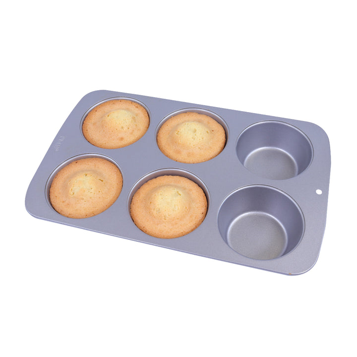 PME Large Muffin Pan Non Stick 6 Cup