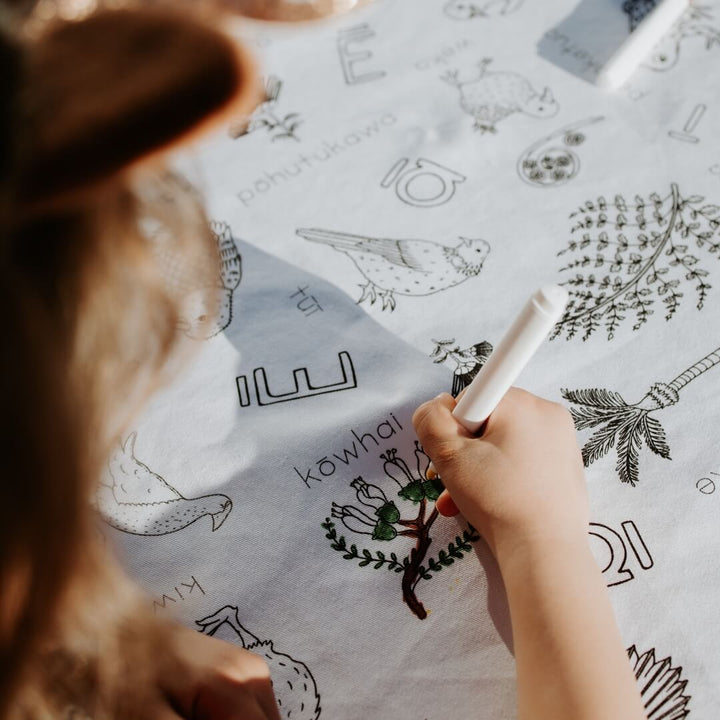 Colour Me Kids Christmas Down Under Tablecloth Kit