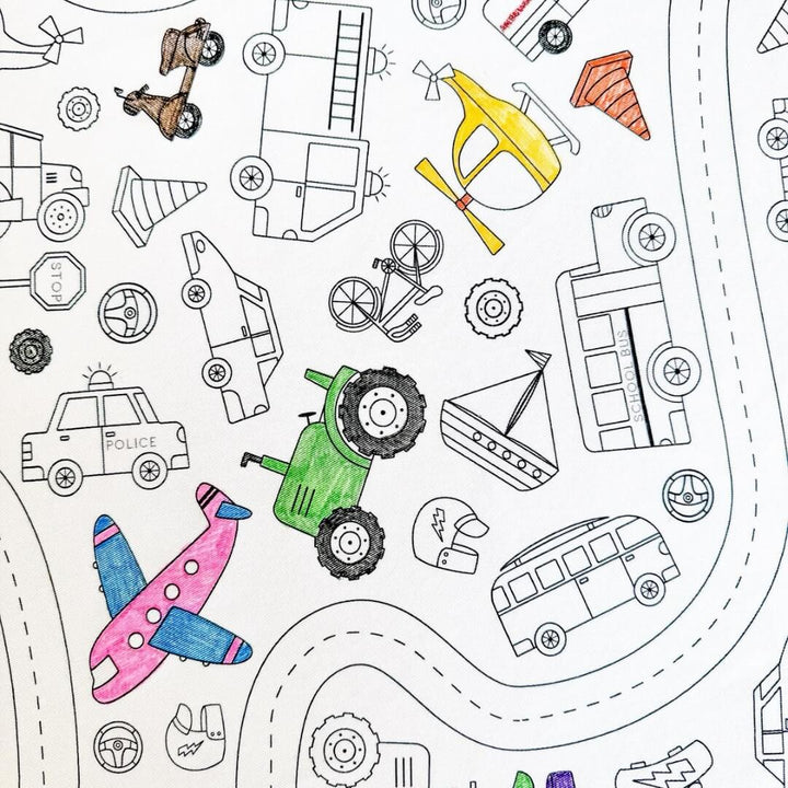 Colour Me Kids Once Upon a Time Tablecloth Kit