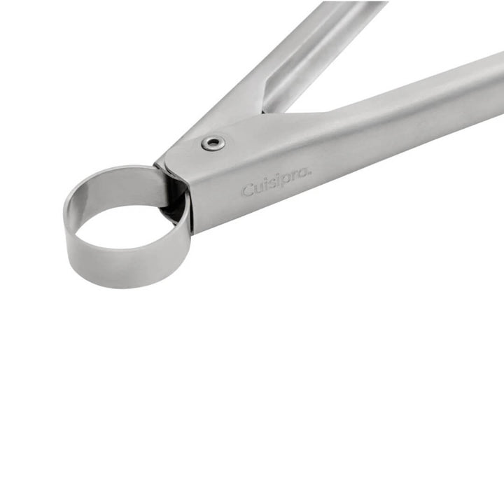 Cuisipro Silicone Locking Tongs Red