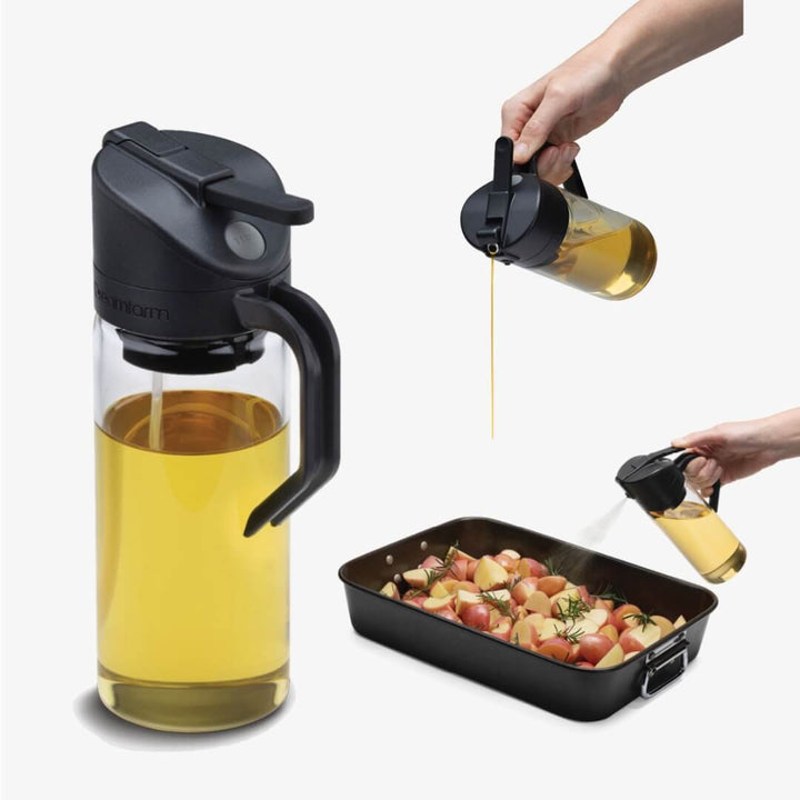 Dreamfarm Glass Oileroo Oil Sprayer 3-in-1