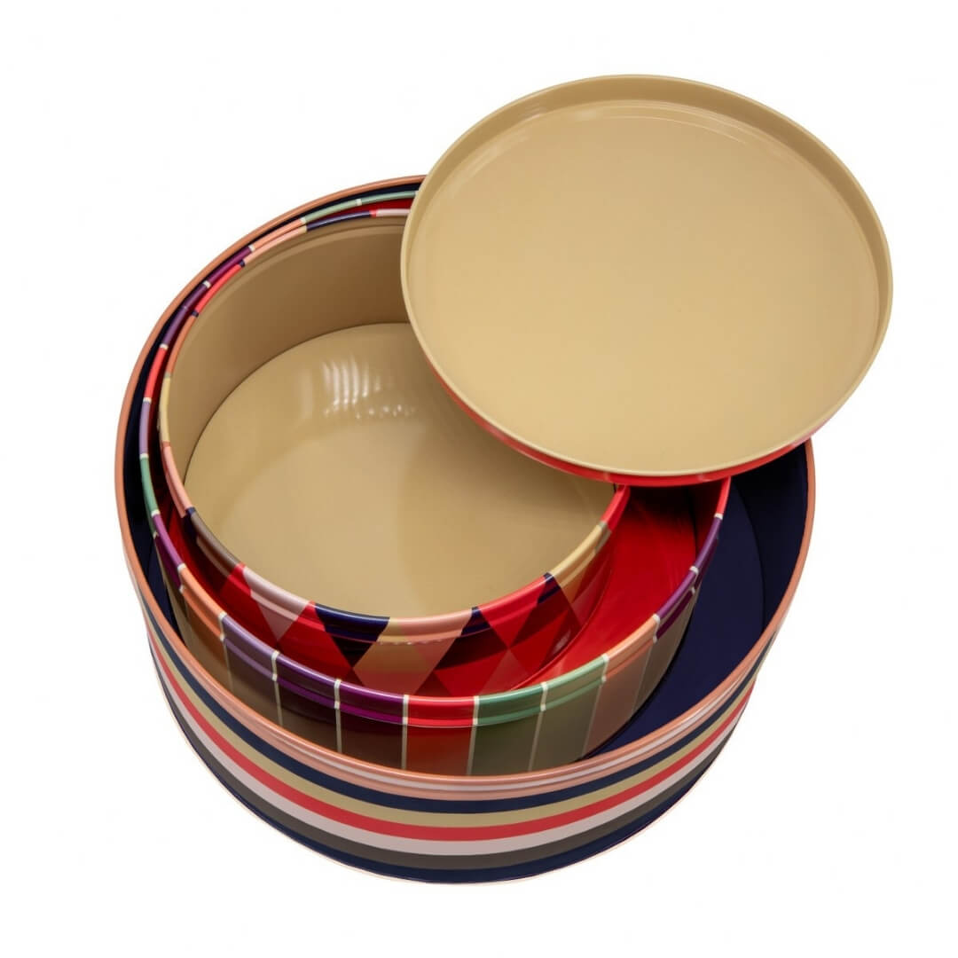 Remember Klara Round Storage Tin Set of 3