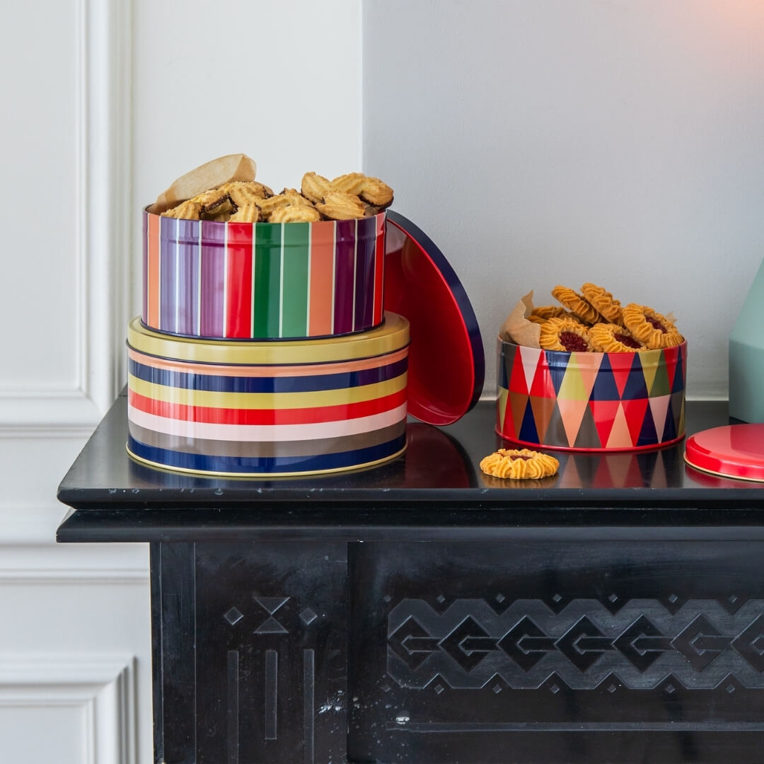 Remember Klara Round Storage Tin Set of 3