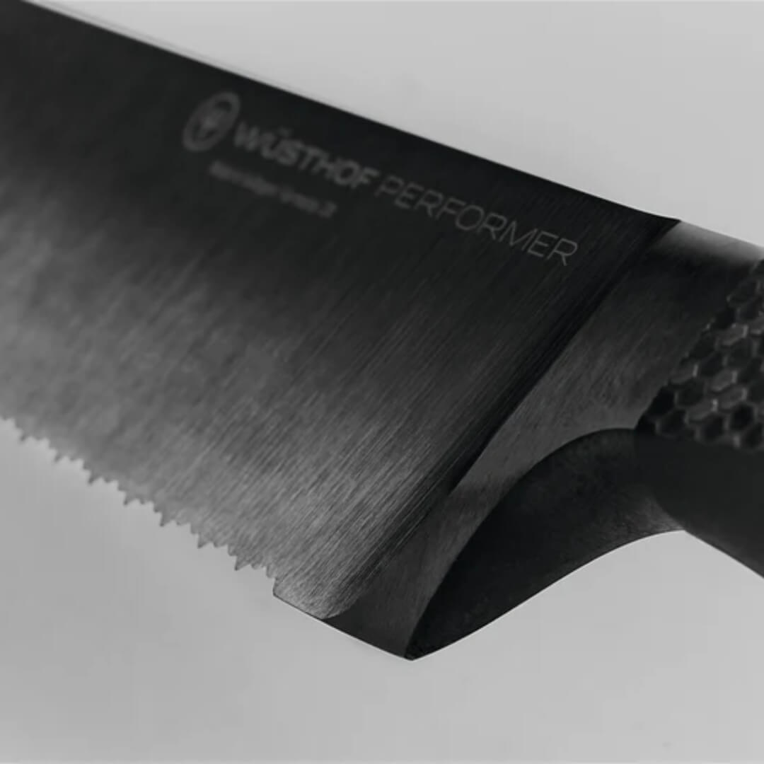 Wusthof Performer Bread Knife Black 23cm