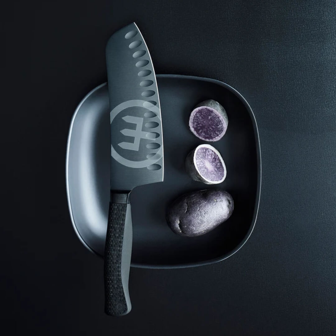 Wusthof Performer Rotuku Knife Black 17cm