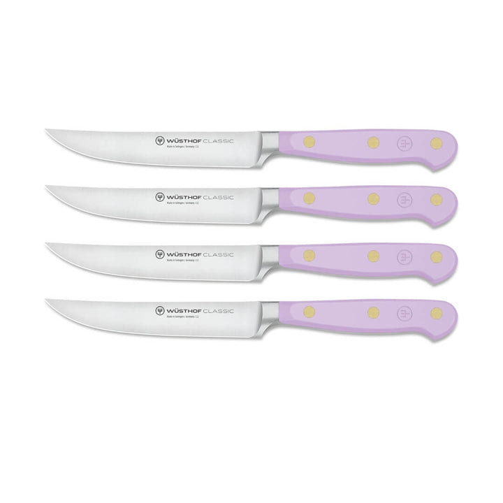Wusthof Classic Colour 4-Piece Steak Knife Set 12cm