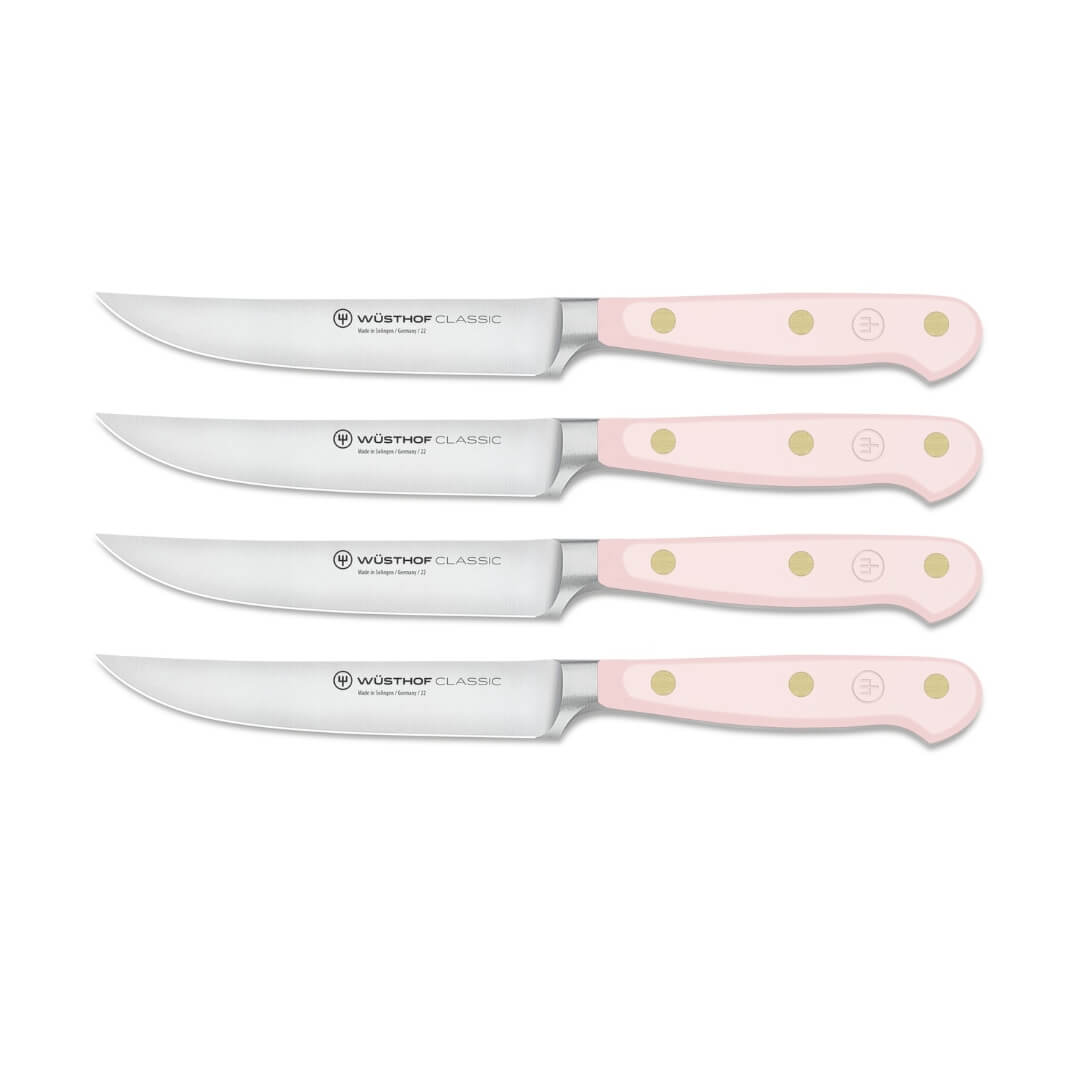 Wusthof Classic Colour 4-Piece Steak Knife Set 12cm