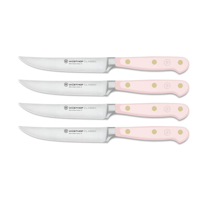 Wusthof Classic Colour 4-Piece Steak Knife Set 12cm