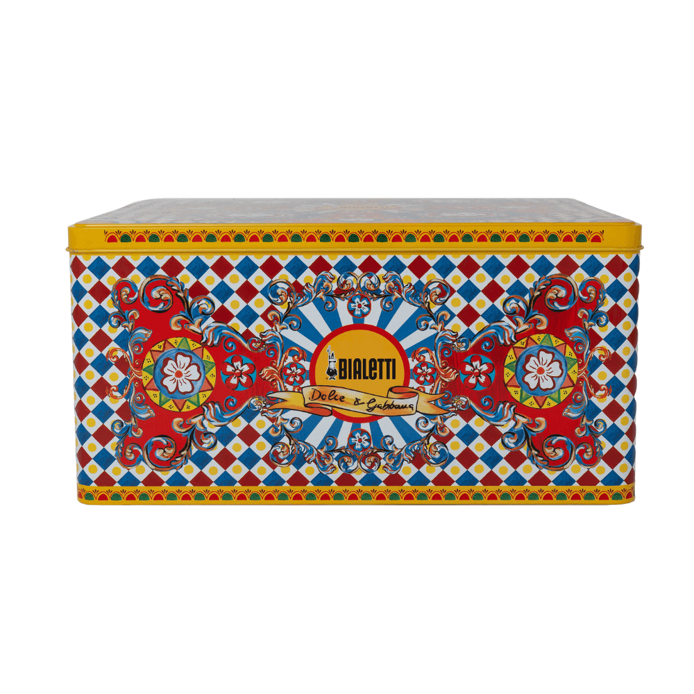 Bialetti Dolce&Gabbana Moka and Coffee | Sicilian Cart Set 3pce