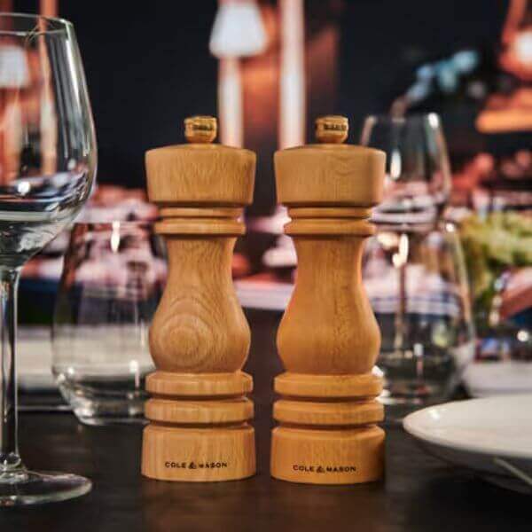 Cole & Mason London Natural Beech Mill Set
