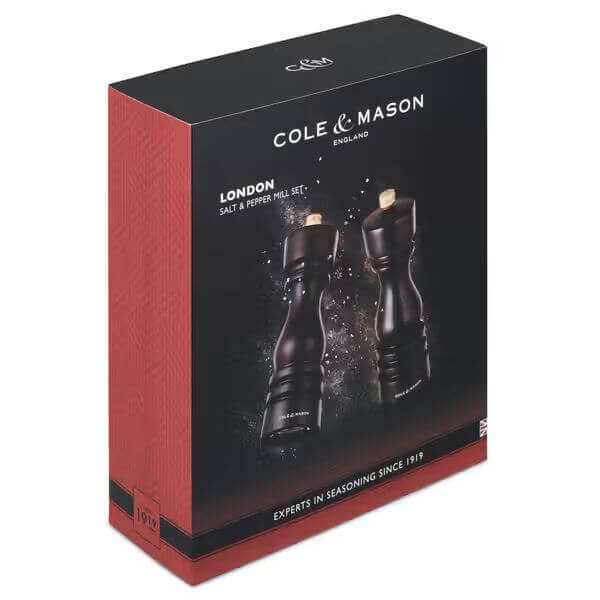 Cole & Mason London Chocolate Wood Mill Set