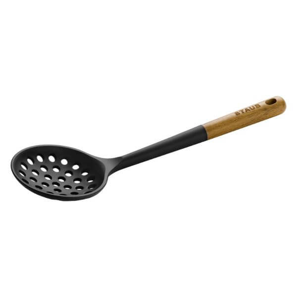 Staub Acacia Wood & Silicone Skimming Ladle 30cm