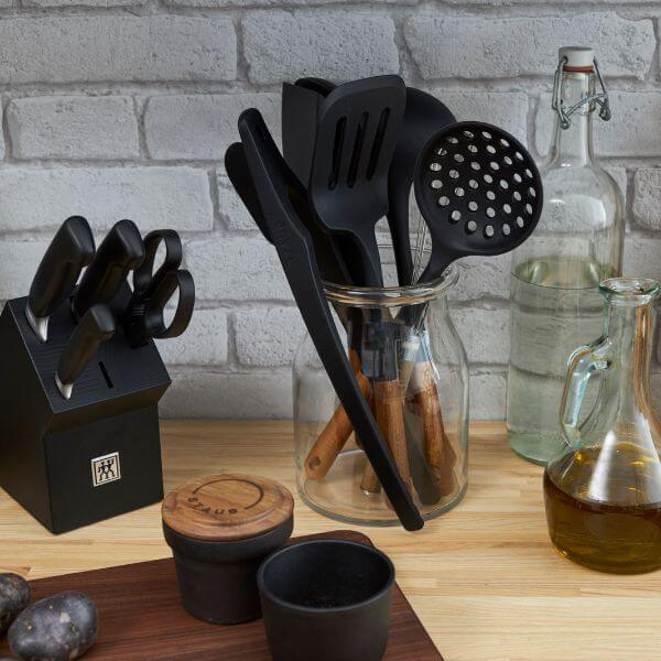 Staub Acacia Wood & Silicone Skimming Ladle 30cm