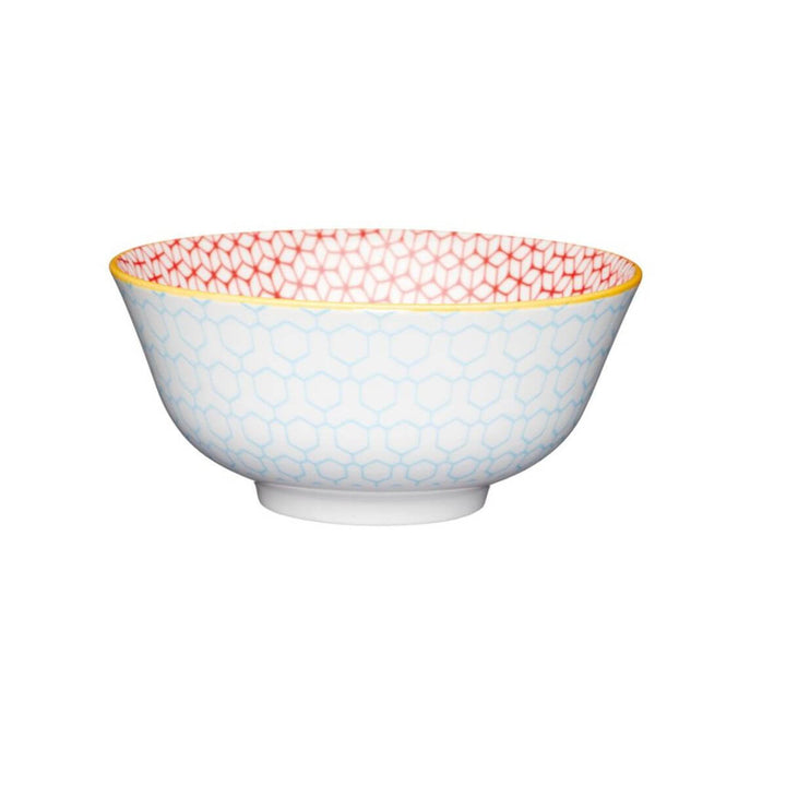 Mikasa Does it All Bowl 15.7cm Geometric Blue