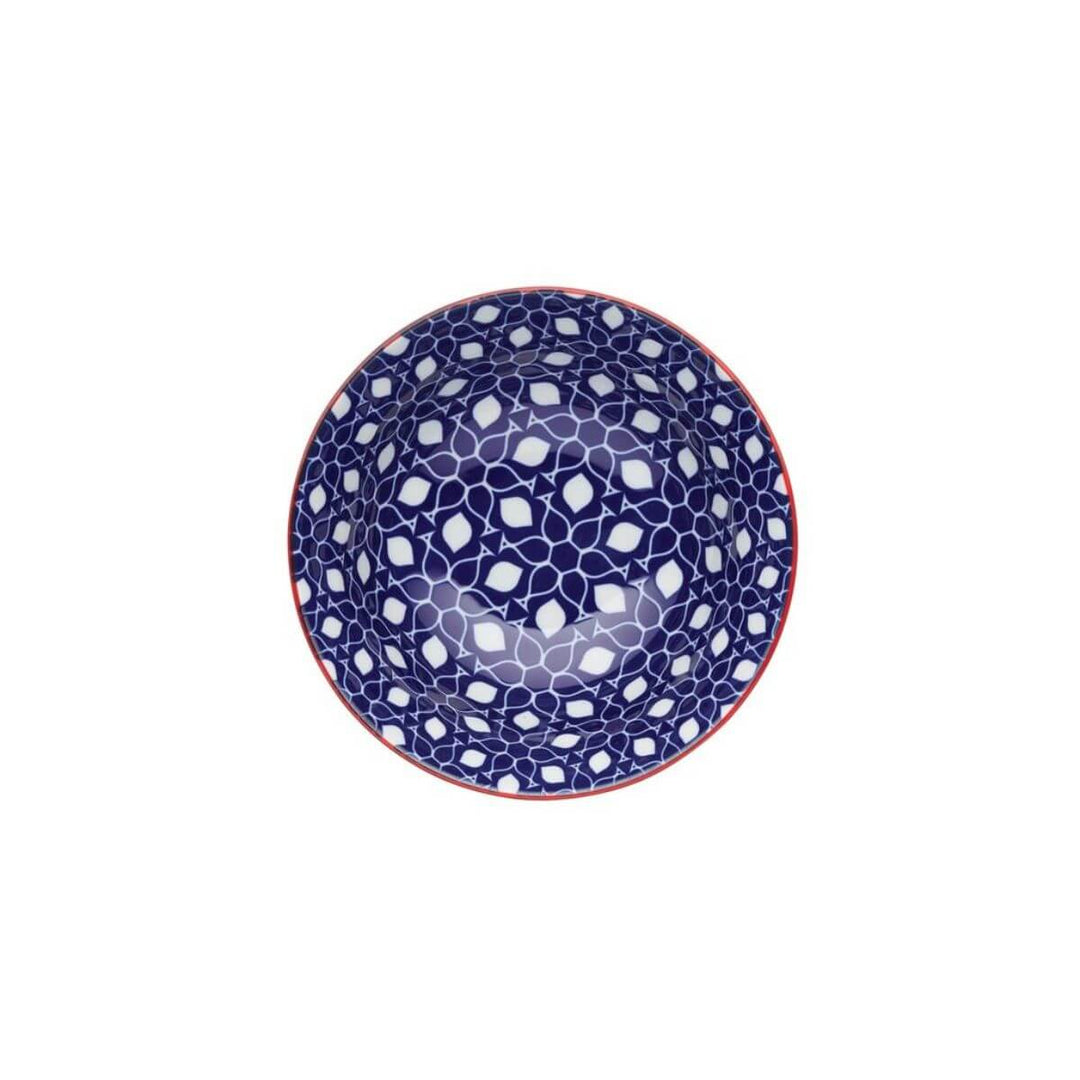 Mikasa Does it All Bowl 15.7cm Blue Floral