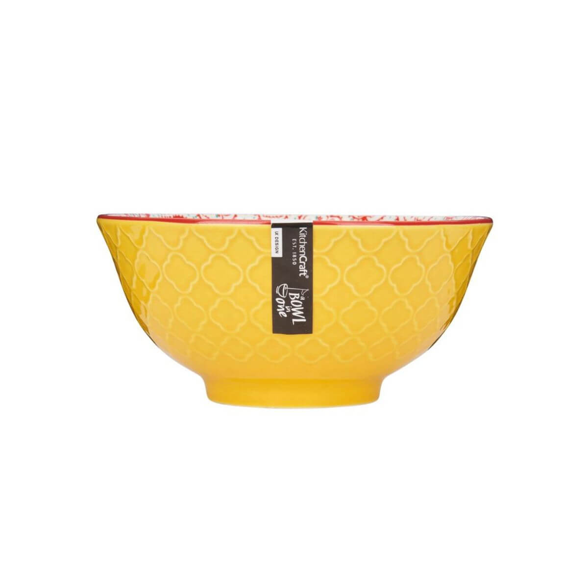 Mikasa Does it All Bowl 15.7cm Yellow Floral