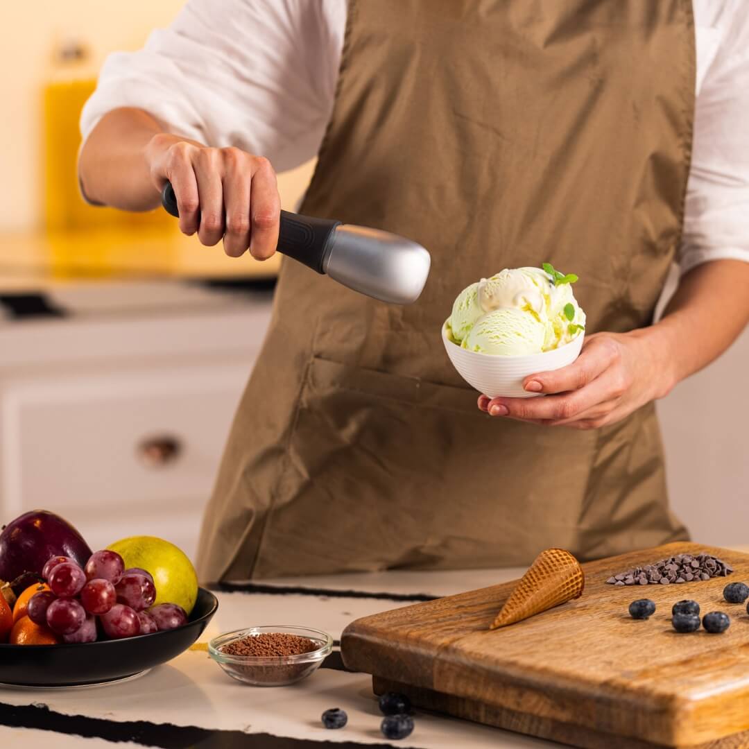 Zyliss Grey Ice Cream Scoop