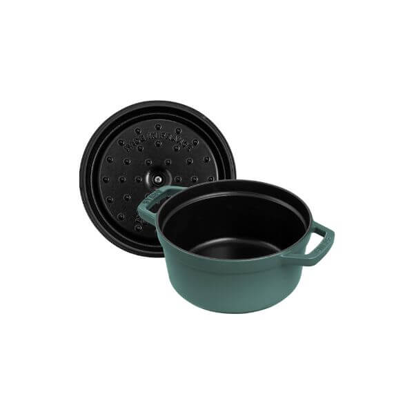 Staub Round Cocotte Eucalyptus