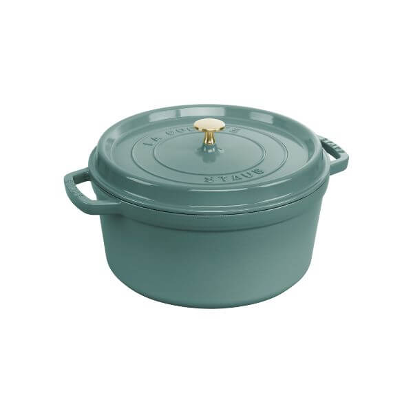 Staub Round Cocotte Eucalyptus