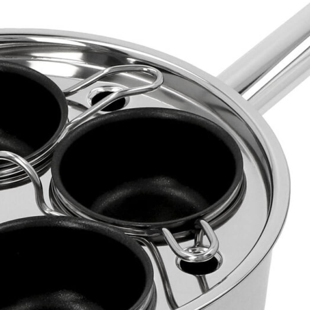 Demeyere Egg Poacher Pan 4cup 18cm