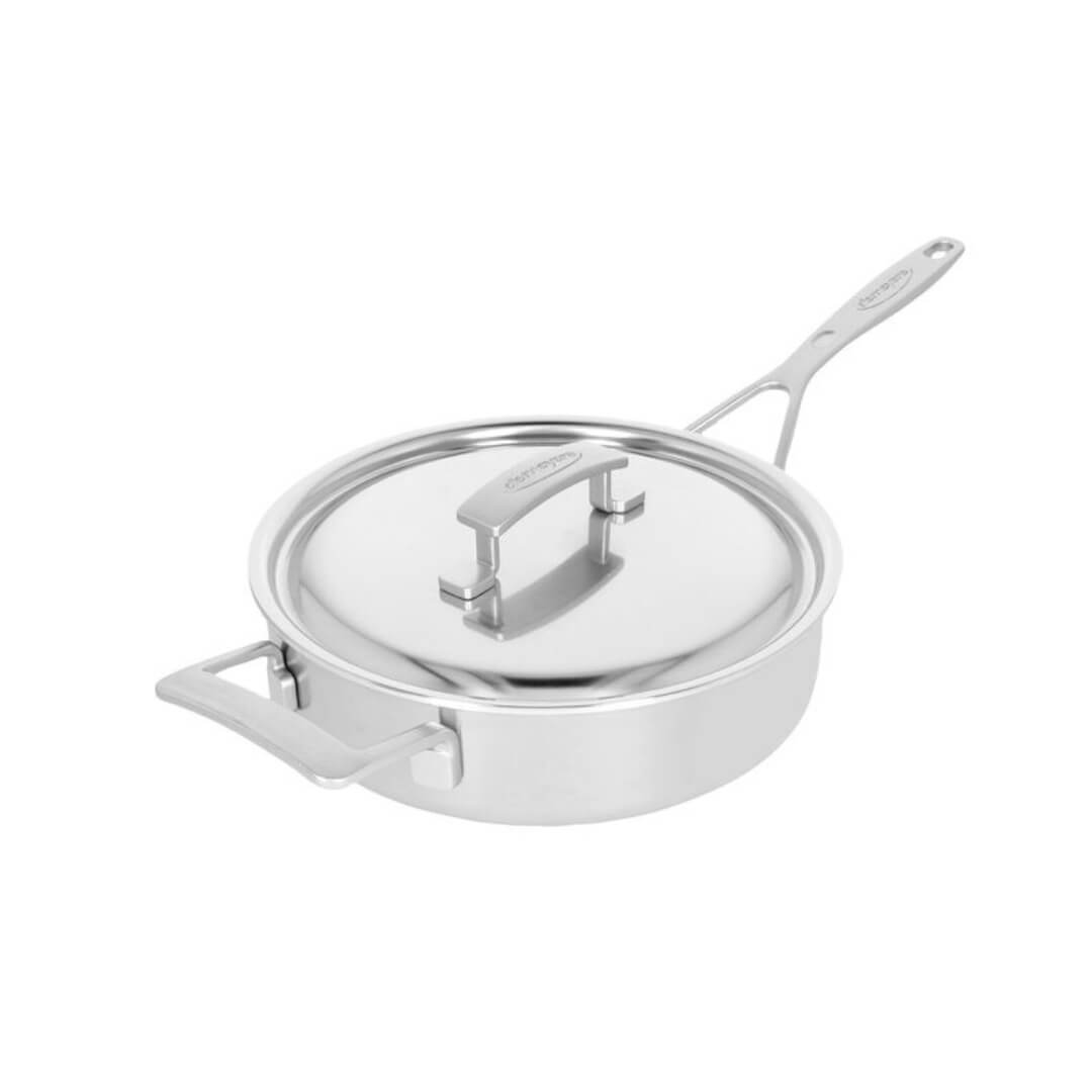 Demeyere Industry 5 Low Sauté Pan with Lid