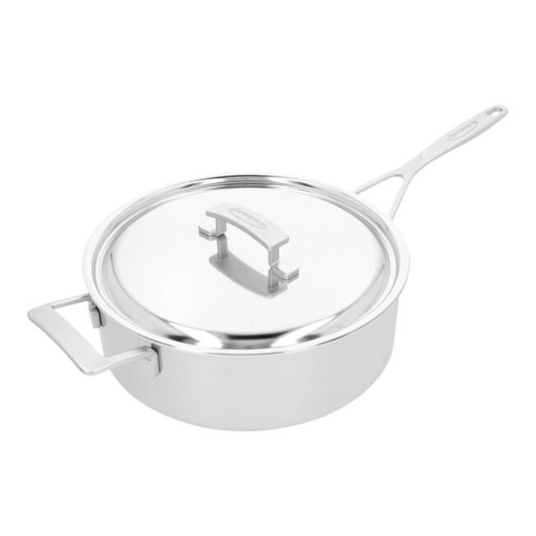 Demeyere Industry 5 Low Sauté Pan with Lid