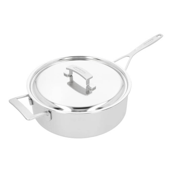 Demeyere Industry 5 Low Sauté Pan with Lid