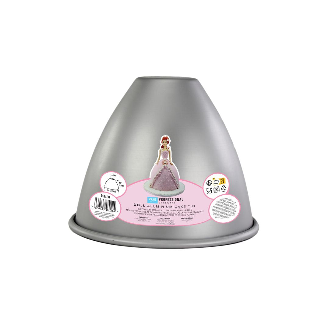PME Doll Cake Pan (13.6x4.2x11.5cm / 5.4x1.7x4.5")