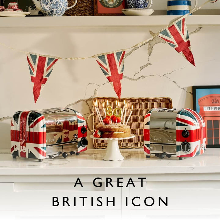 Dualit Classic Toaster 4 Slice Union Jack